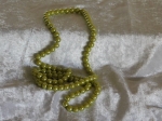 Glass Beads 8mm Approx. 110 Light Olive Green
